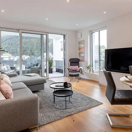 Neu Moselroyal Luxus 2-4 Pers Design Klima Apartment *